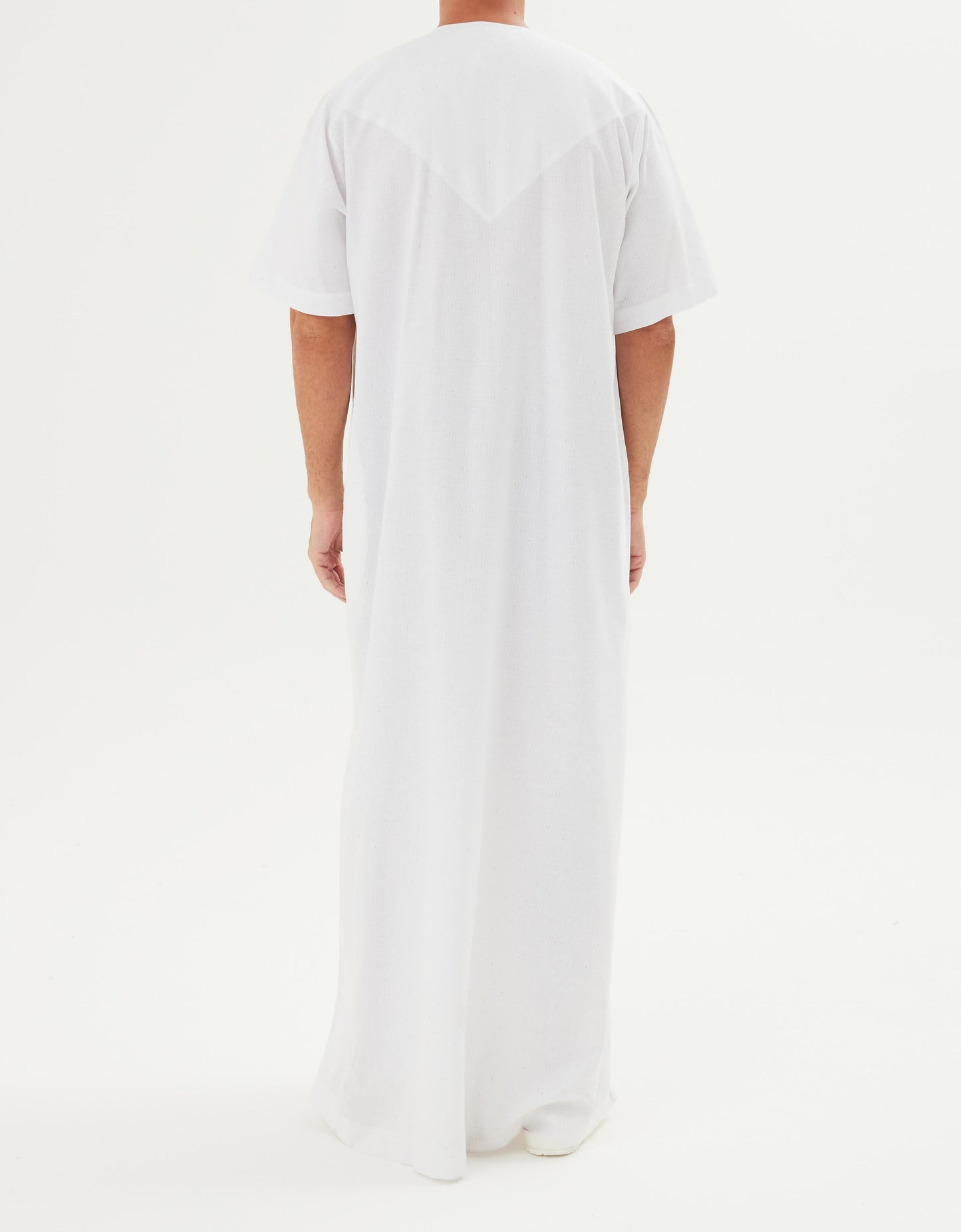 Style 6 - White - Patterned Cotton