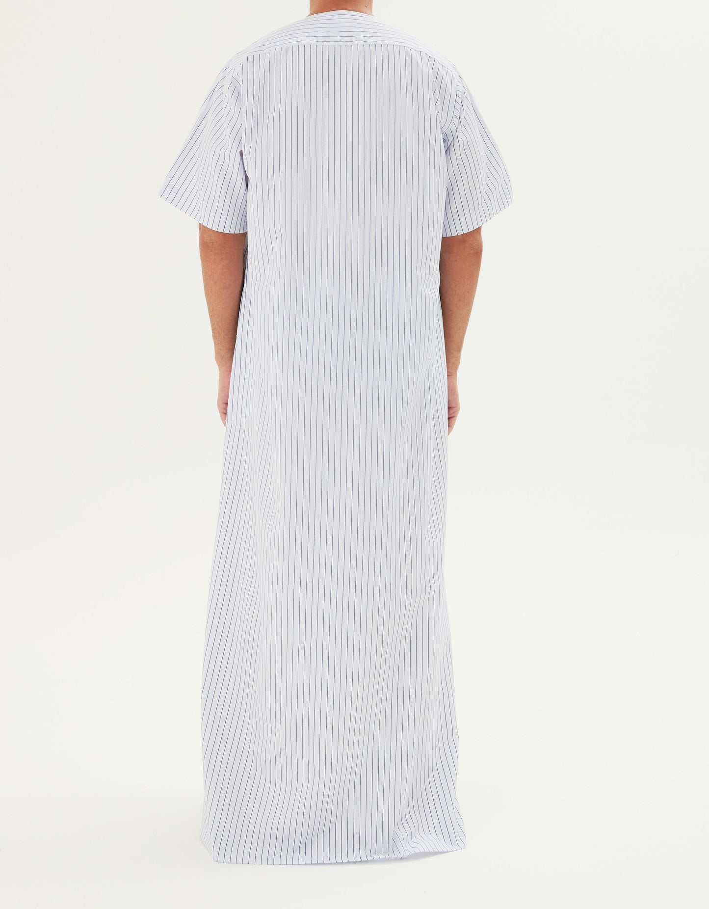 Style 7 - Navy Stripe - Striped Cotton