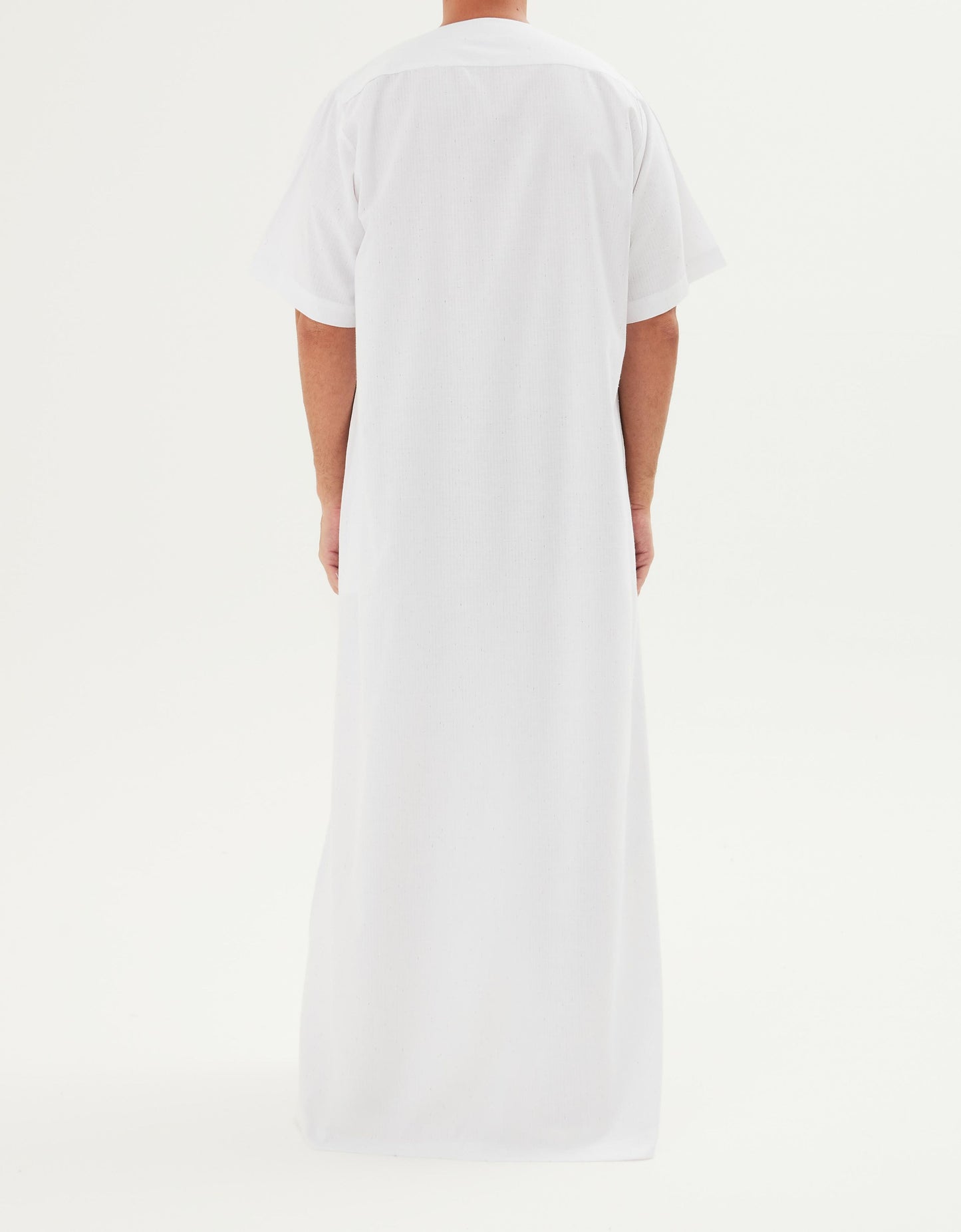 Style 7 - White - Patterned Cotton