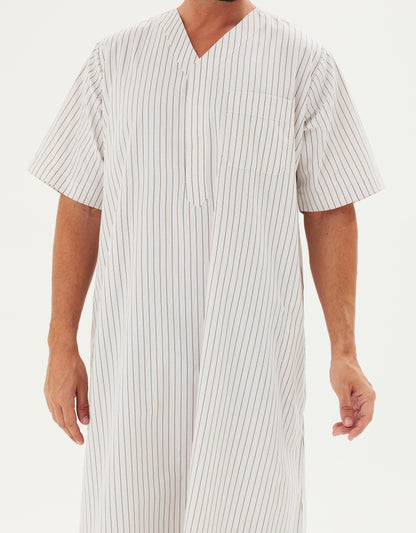 Style 7 - Espresso Stripe  - Striped Cotton